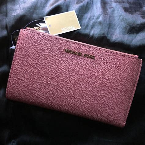 michael kors rose quilted wallet|Michael Kors pink wallet outlet.